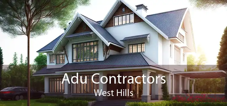 Adu Contractors West Hills